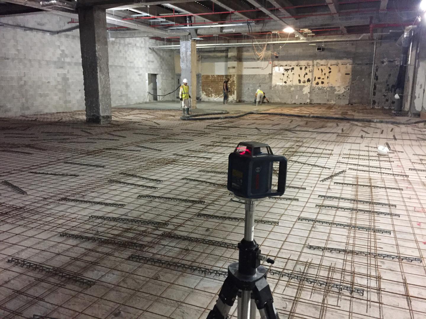 chape Beton industriel