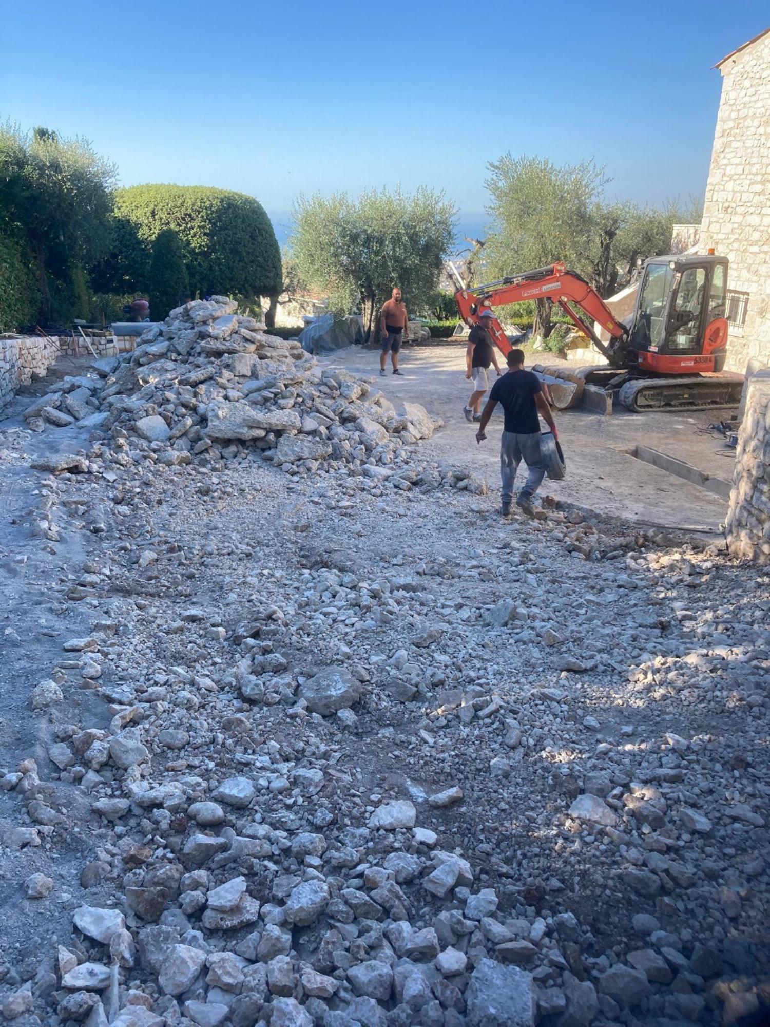 Démolition et évacuation 