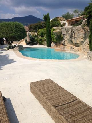 plage de piscine 