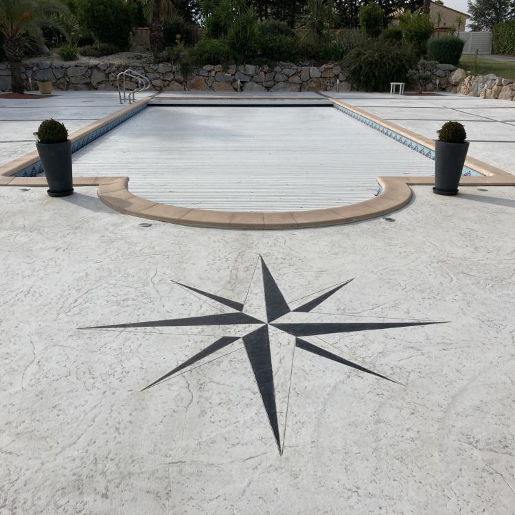 beton decoratif rosace 